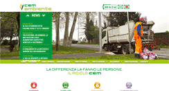 Desktop Screenshot of cemambiente.it